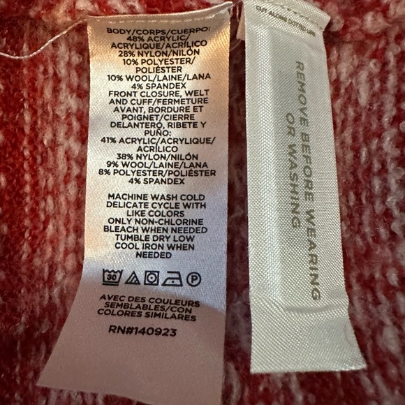 LOFT Fair Isle Cardigan Sweater – Women’s Medium - Picture 6 of 6